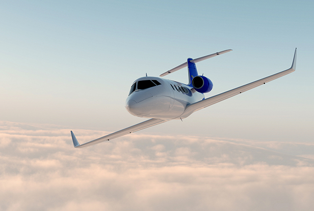 plane flying above the clouds